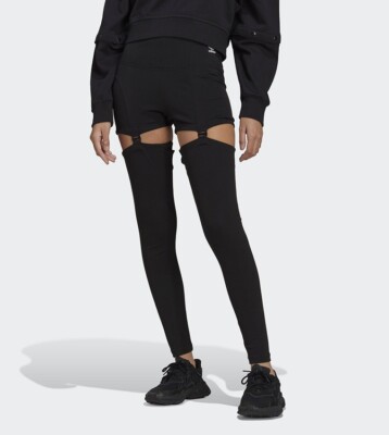 ADIDAS ALWAYS ORIGINAL RIB 2in1 LEGGINGS GR XXL (18) HF2051