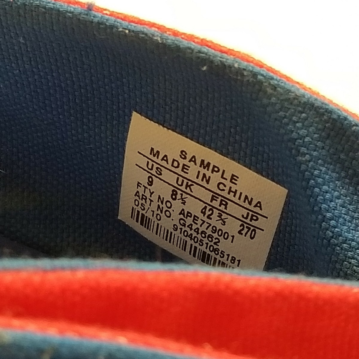 C4 SAMPLE Adidas Originals Toe Touch shoe Size 9 Atoms Model 000: The Ideal Everyday Shoe for High Arches and  main image 3