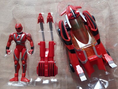 Power Rangers Jungle Fury Red Thunder Roar Vehicle ,neuwertig 