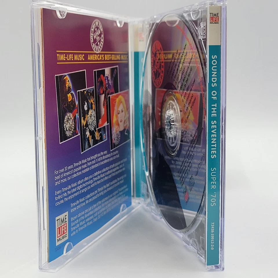 Sounds Of The Seventies Super '70s Rare CD USA 1998 Classic Rock Music Time Life - Image 3 of 4
