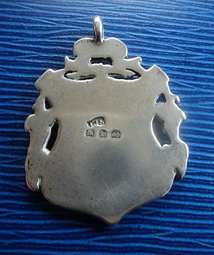 Début Stg. Argent Médaille / Montre Fob - Cricket / Batteur H/M 1896 - Photo 2 sur 3