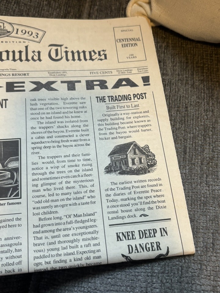 Disney’s Dixie Landings Resort Sassagoula Times Special Cent Edition