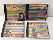 Singers Dream Karaoke CD G Lot Of 4 Whitney Faith Jessica Celine NEW SEALED