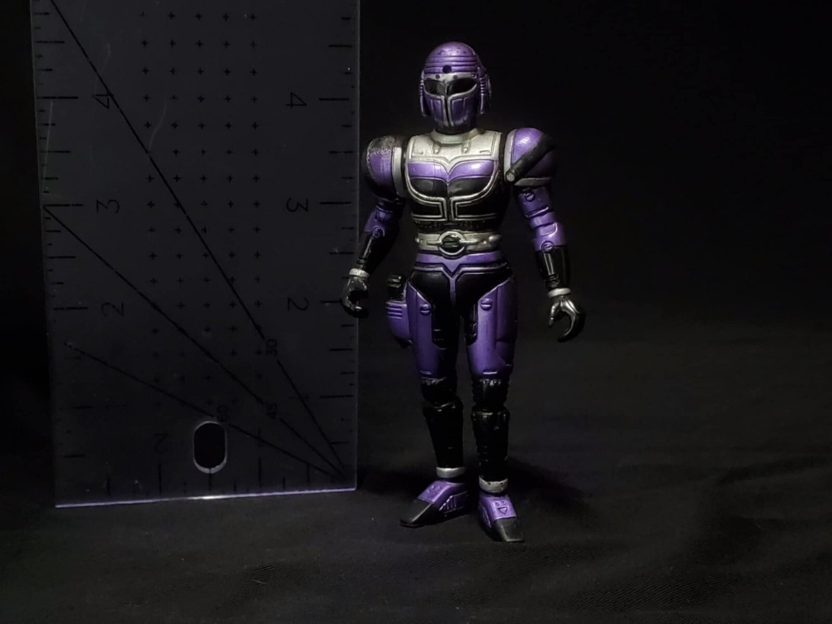 Platinum Purple Beetleborg - Vintage 1997 Bandai Beetleborgs