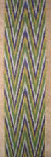 11 Yard HAND MADE UZBEK Natural 100 COTTON IKAT FABRIC 8961