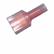 Male Quick Disconnect Nylon Fully Insulated .250" 22-18 AWG Red - 100PK