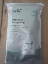 Motif Medical Breastmilk Storage Bags 8oz 40 Pack 