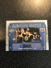 2021-22 Upper Deck Brad Marchand Premier Signature Seating Auto #PSS-BM Bruins