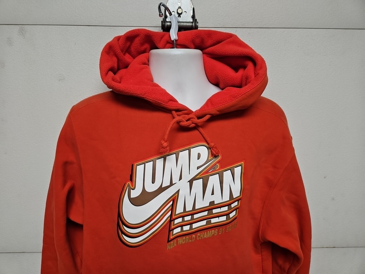 Nike Air Jordan Jumpman NBA World Champs 91,92,93 Hoodie Men's