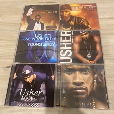 Usher LOT Imports CD lot Love In This Club Burn U Remind Me POP Ya Collar My Way