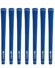 Blue Golf Grips - Karma Velour Tour Velvet Lady Blue Grips - 7 Grip Set - New!