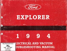 1994 Ford Explorer Electrical Vacuum Troubleshooting Wiring Diagrams Manual EVTM