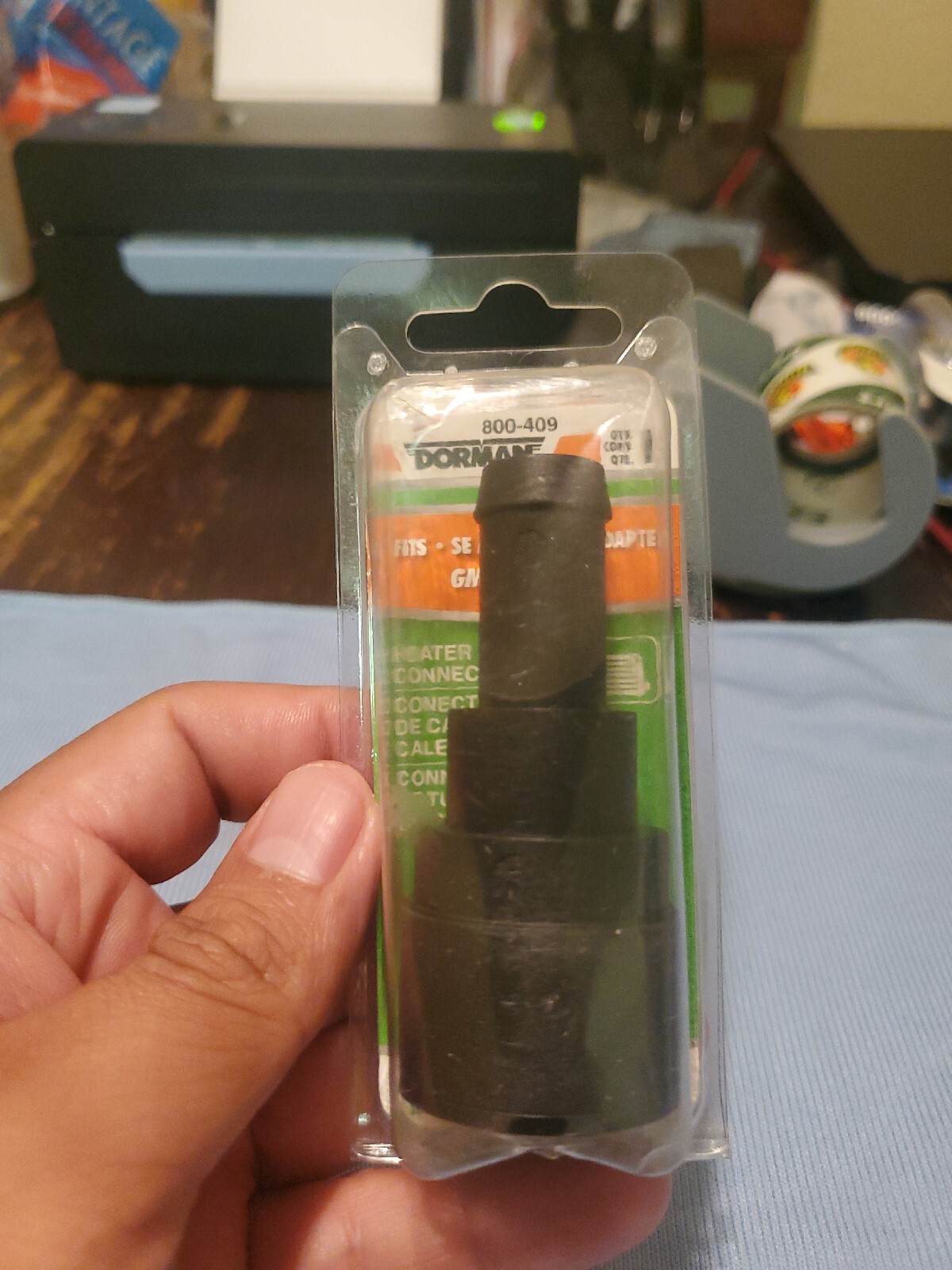 Dorman Heater Hose Connector HVAC 800-409 GM 2008-99. 3/4