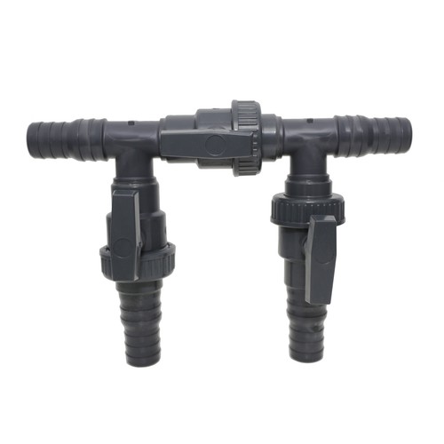 HAF® 3 Wege Solarweiche 4-teilig Bypass für Pool Pumpe Solar Heizung Wärmepumpe