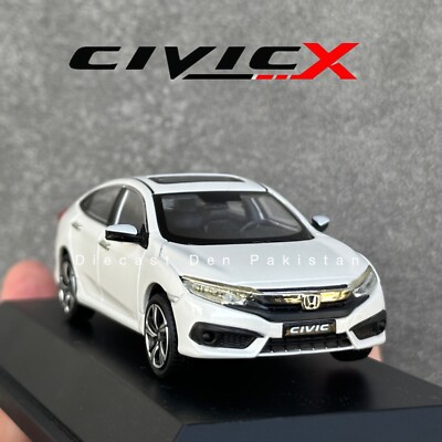 Honda Civic 10th Gen (4.1 in) with stand Licensed Diecast model