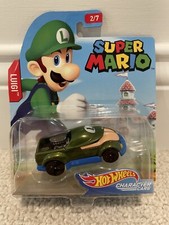 Hot Wheels Super Mario: LUIGI Character Car (2/7, 2017, Mattel) FLJ25-0910
