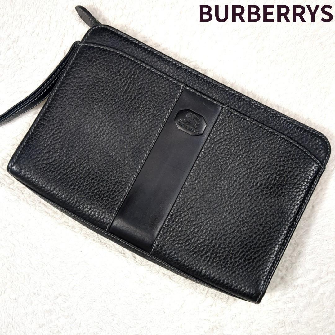 Second Bag Nova Check Horse Logo Embossed Black