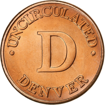 1309369] United States, US Mint of Denver, Mint token, MS(63