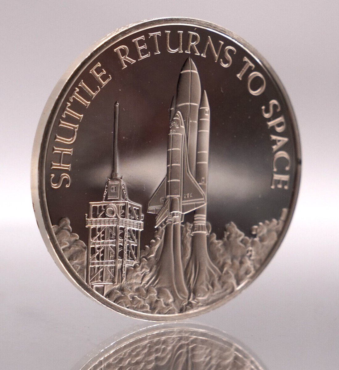 1981 Columbia Shuttle US Space Program Franklin Mint 925 Silver