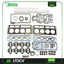 Head Gasket Set & Head Bolts Kit Lower Gasket Set 09 For Chevrolet Express 4.8L