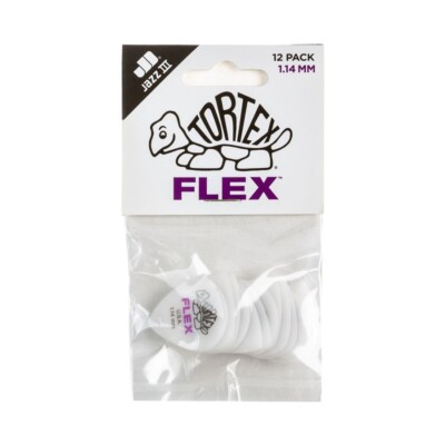 Dunlop 468P1.14 Tortex Flex Jazz III 1.14mm Pack/12 OUTLET END SERIES ACCESSORIES 