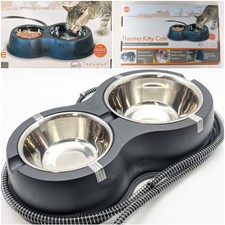 etna wooden multi cat feeder