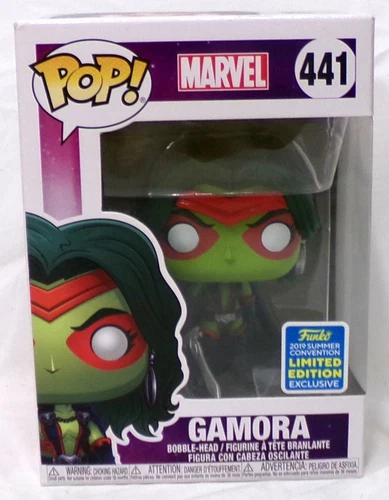 Funko Pop! Figura de vinilo Marvel 441 Gamora Summer Convention 2019