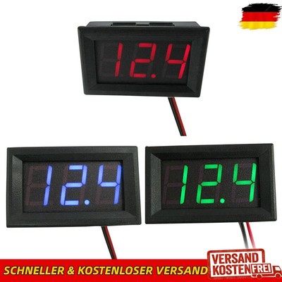 DC45V-30V Spannungsmesser wasserdichtes 056-Zoll-Voltmeter für Auto Boot Motorra