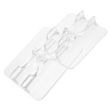 2 Pcs Roller Skate Display Stands Ice Skates Transparent Holders