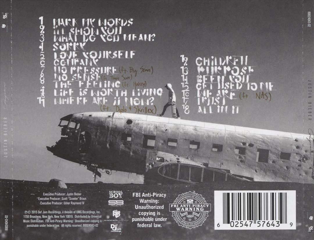JUSTIN BIEBER - PURPOSE [DELUXE EDITION] NEW CD