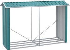 VivaGarden Legnaia da Esterno Acciaio 240x86x160 cm Verde