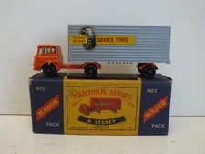 LESNEY MATCHBOX MAJOR No2 YORK FREIGHTMASTER DAVIES TYRES EXCELLENT BOXED (L498)