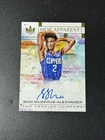 2018-19 Panini Court Kings Shai Gilgeous-Alexander RC Heir Apparent Auto /199