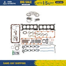 Full Gasket Set Bearings Rings Fit 2003 Ford E150 Crown Victoria 4.6L SOHC