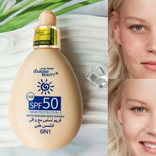 SPF50 Whitening Face Body Sunscreen Cream UV Protection Brightening Skincare