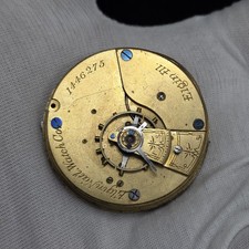 Vintage Elgin Grade 6 Pocket Watch Movement - 18 Size 7 Jewels - GOOD BALANCE