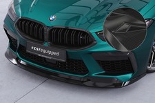 Cup Spoiler Lippe Front Ansatz Carbon Look für BMW M8 Competition CSL508-C