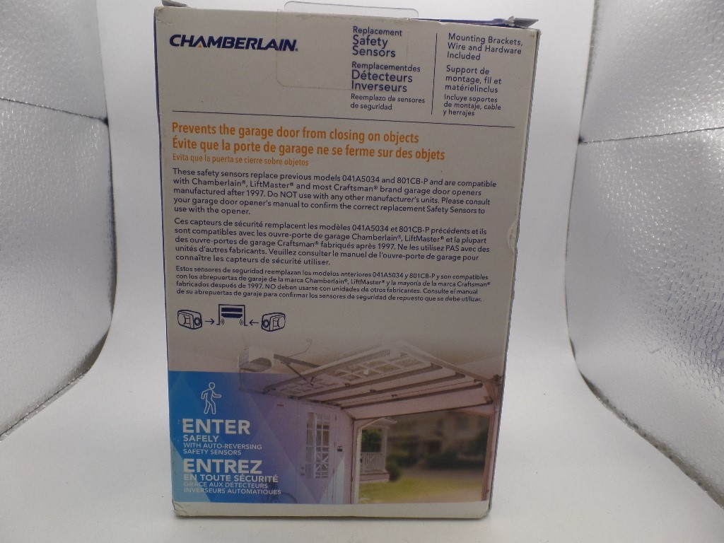 CHAMBERLAIN 820CB REPLACEMENT SAFETY SENSORS FOR GARAGE DOOR OPENER