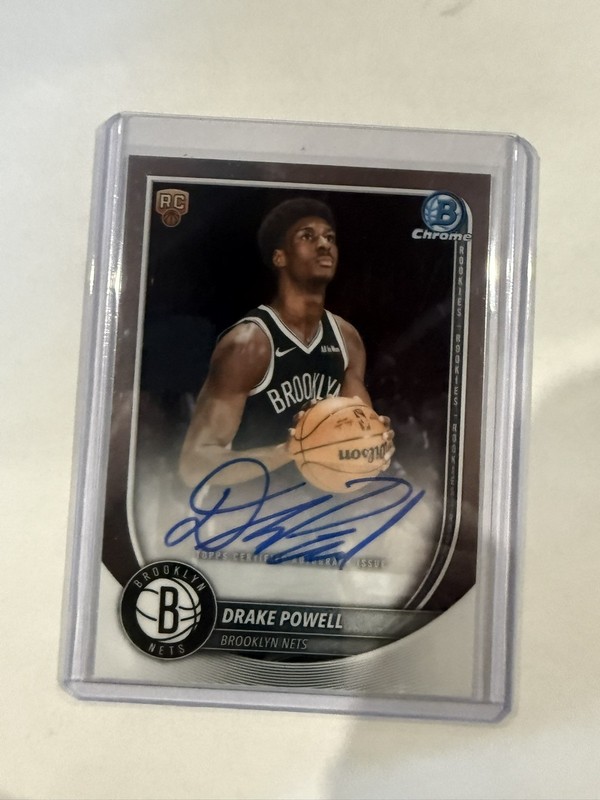2025-26 Bowman Chrome Drake Powell #BCA-DP Rookie Auto RC 