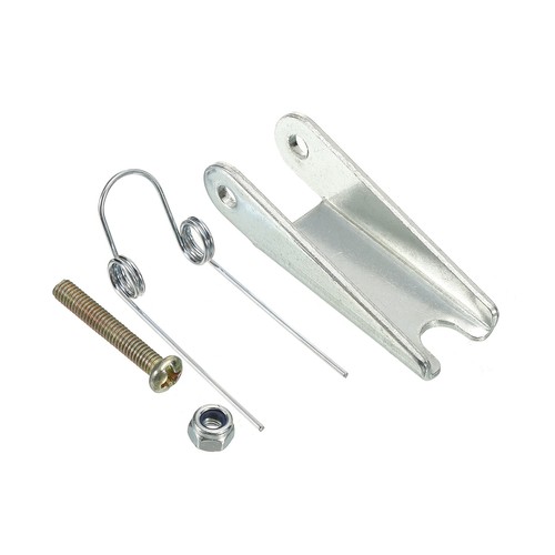4 Pack - 2 Inch Hook Safety Latch Kit Metal Towing Hitch Replacement Silver - Picture 5 of 6