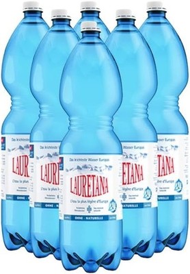 6x Lauretana Mineralwasser Ohne Kohlensäure, 1,5 l