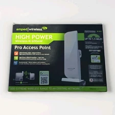 Amped Wireless AP600EX 1.5 Mile High Power Wireless-N 600mW Pro Access Point