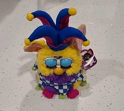 Vtg Hasbro 1999 Furby Jester/Joker Target Special Edition TESTED WORKING RARE