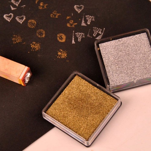 DIY Multi-color Art Decor Sponge Stamp Pads Square Fingerprint Inkpad Ink Pad - Picture 5 of 25