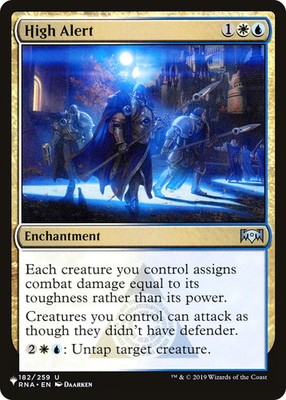 MTG High Alert [The List] Near Mint Magic
