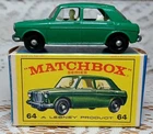 Vintage Lesney Matchbox #64b MG 1100 In Original Box Made In England
