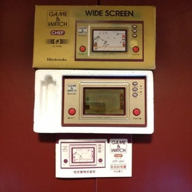 Game & Watch CHEF "Rare" 1981 Showa Retro LCD Game Nintendo. Operation confirmed