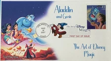 BDAOCITW KSC Cachets 4195 The Art of Disney Magic Aladdin and Genie