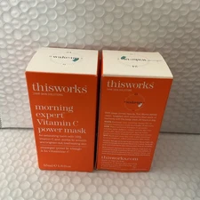 2x Thisworks Morning Expert Vitamin C Power Mask 1.8fl Each