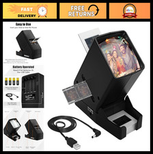 35mm Slide  Film Viewer with 3X Magnification, LED Light, USB/Battery Powered